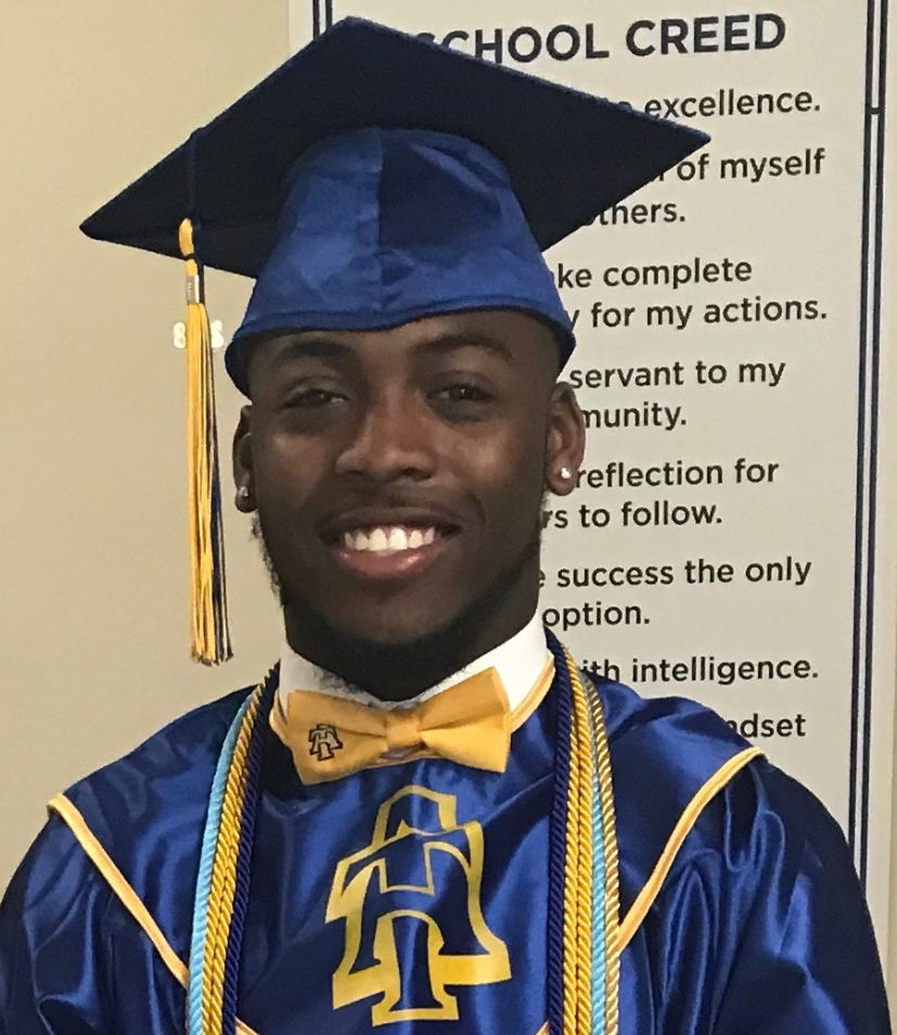 Jameson Rasheed Cunningham, Middle College at N.C. A&T valedictorian